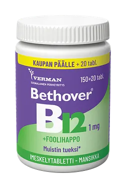 Bethover B12/B12 + Foolihappo 150 + 20 tabl.