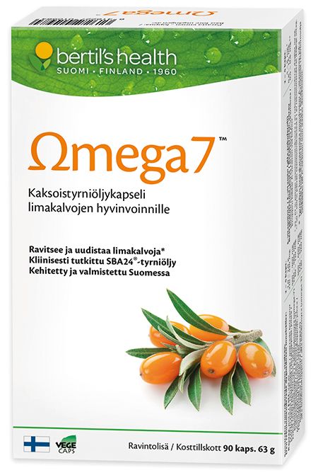 Omega7 tyrniöljykapseli 90kaps.