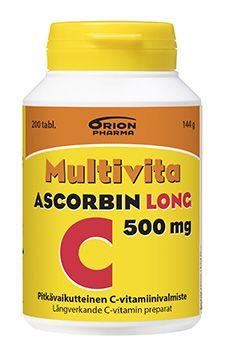 Multivita Ascorbin Long 500 mg 200 tabl.